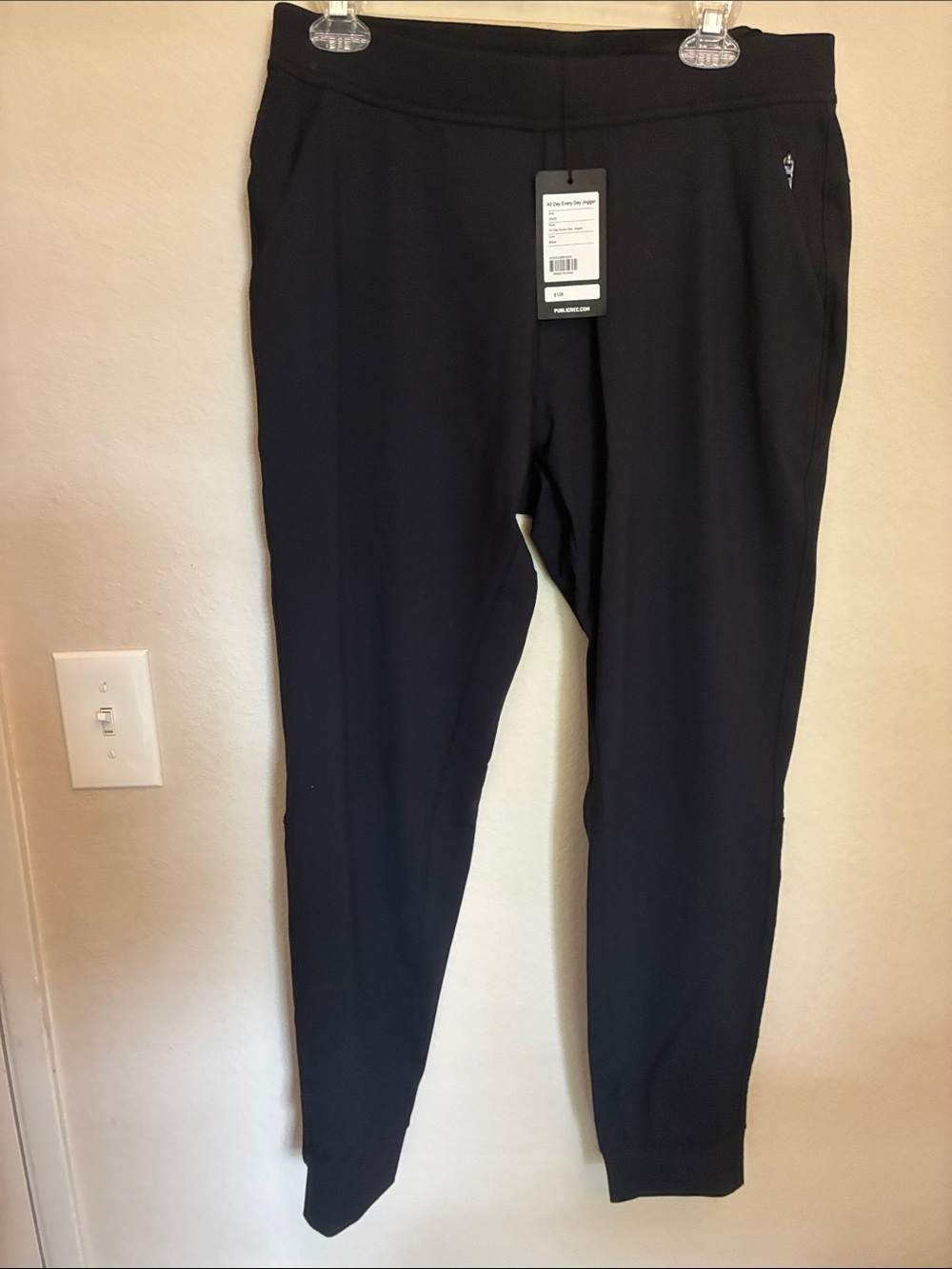 Public Rec Men's Black All Day Every Day Performance Joggers - 32 x 32
